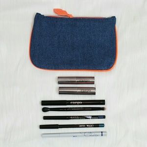 Blue and Black Eyeliner Bundle with Classic Lips